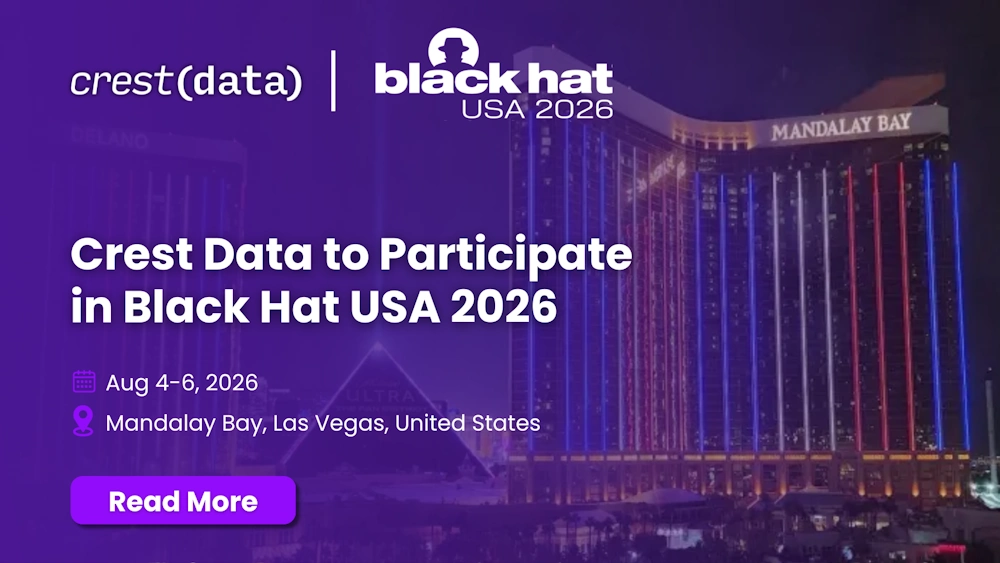 Crest Data at Black Hat USA 2026 PR Image