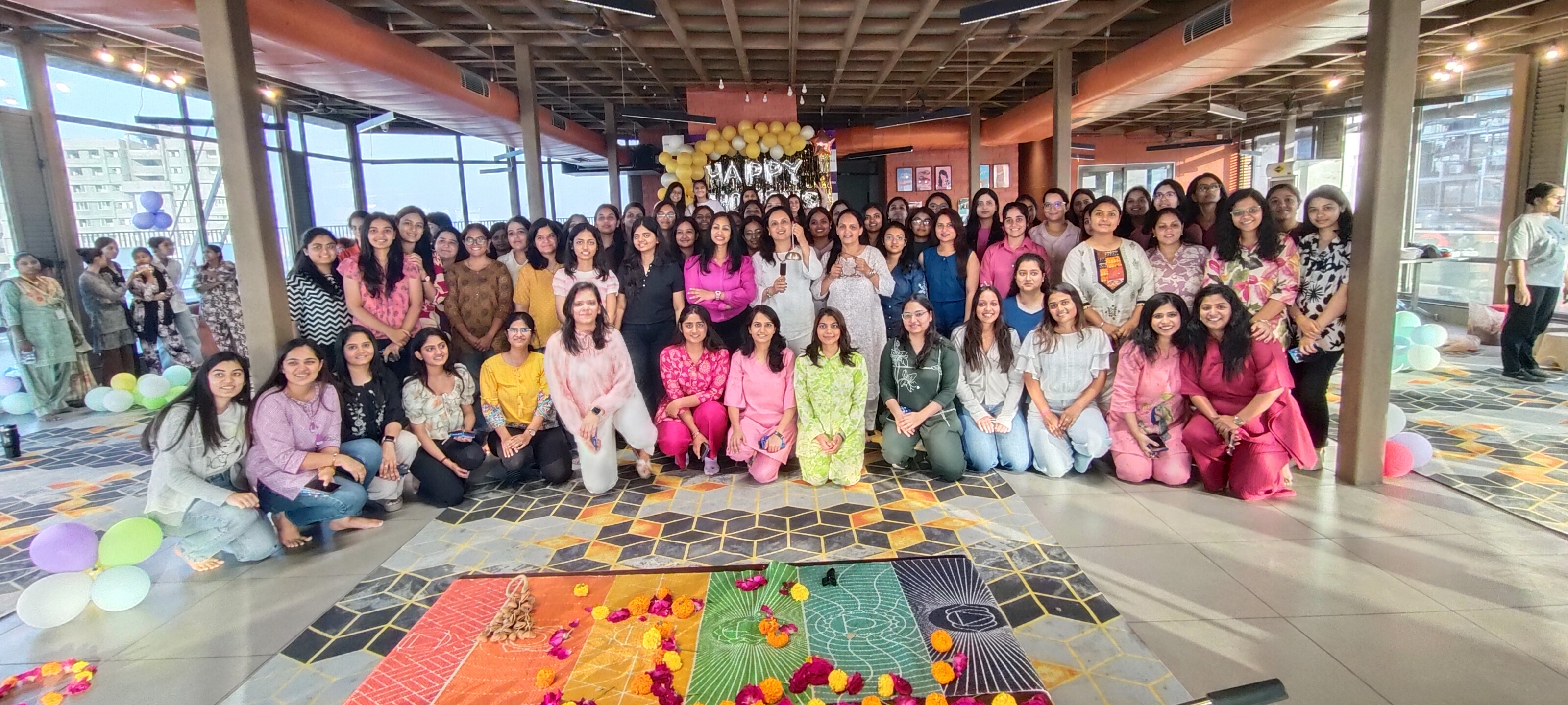 Women's Day group photo at Crest Data